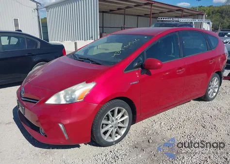 2012 Toyota Prius V Five из США, поврежденный, VIN JTDZN3EU2C3074058